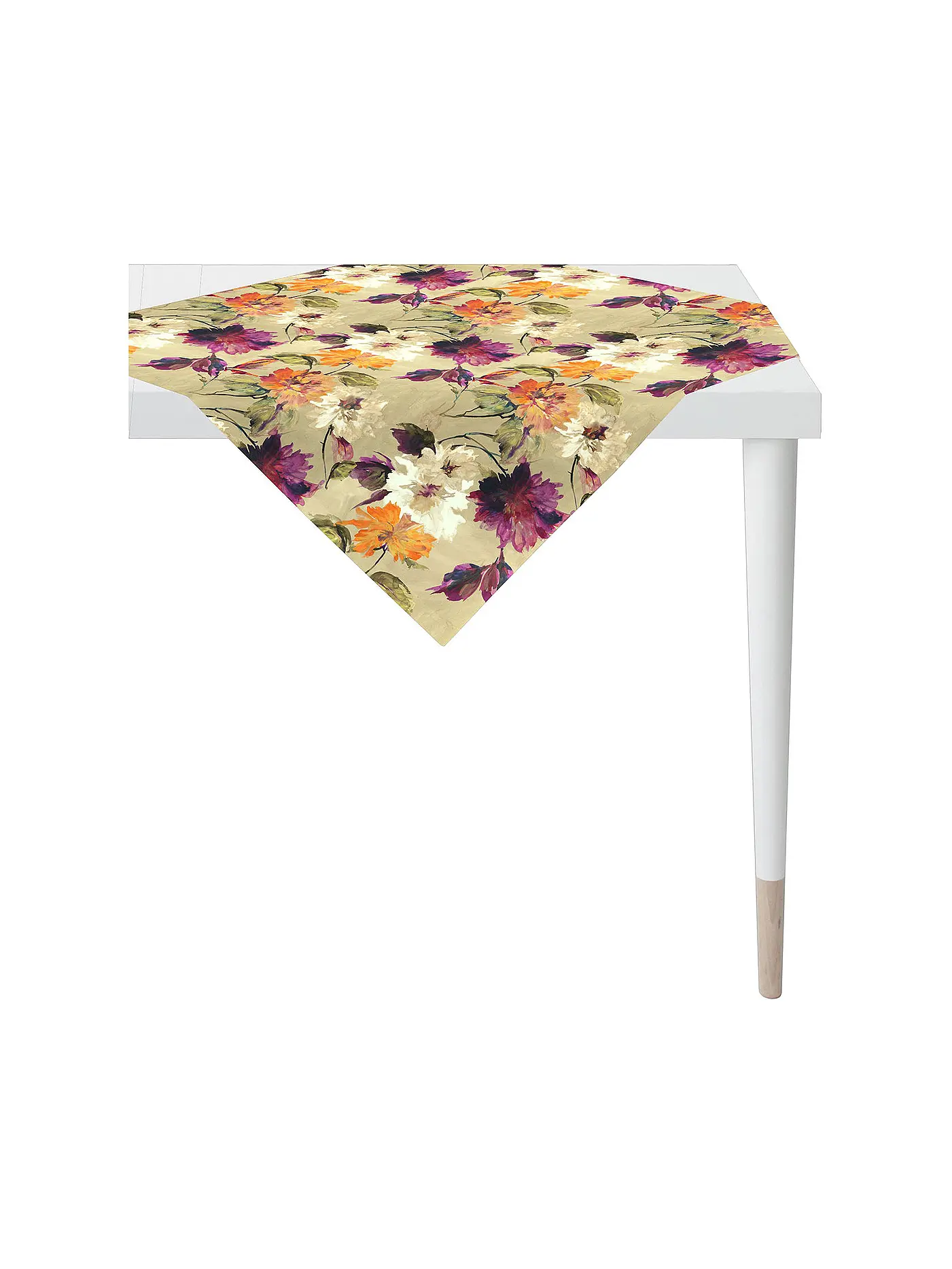 APELT | Mitteldecke HERBSTZEIT 88x88cm Creme | 